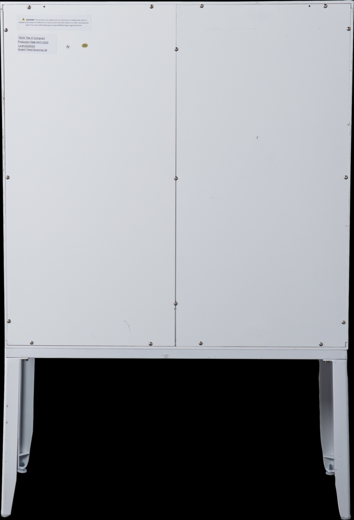 Magellen White Accent Cabinet - Thumbnail - Image 3