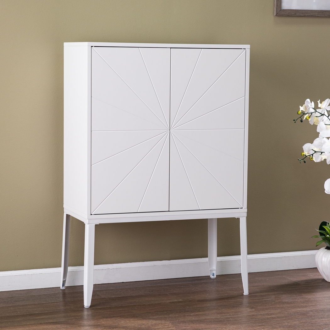 Magellen White Accent Cabinet - Thumbnail - Image 5