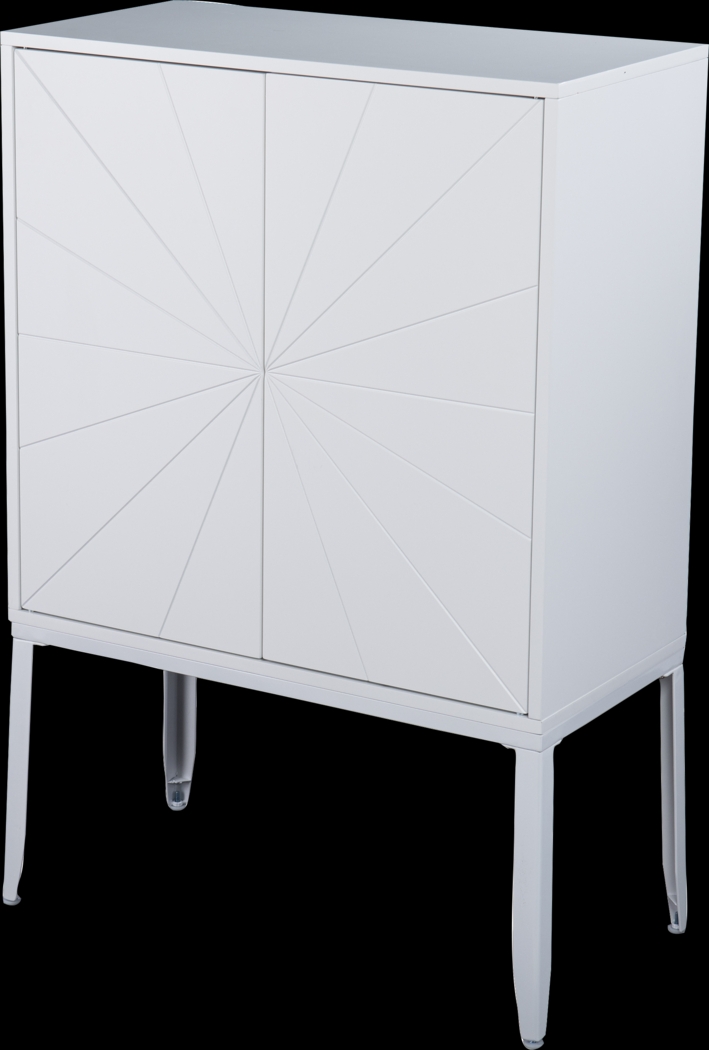 Magellen White Accent Cabinet - Thumbnail - Image 1