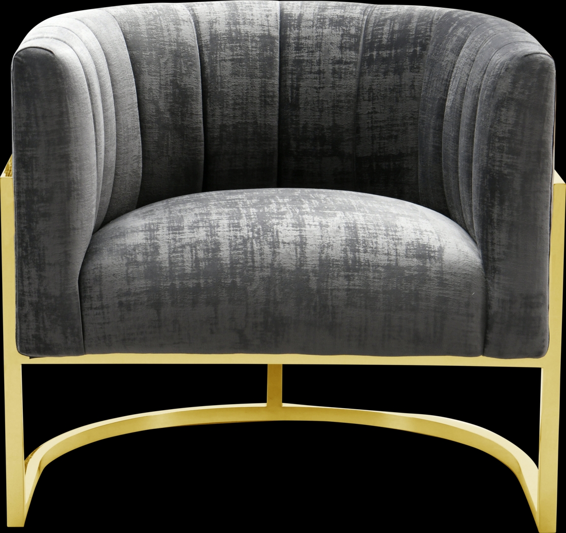 Maggie Lane I Gray Accent Chair - Thumbnail - Image 2