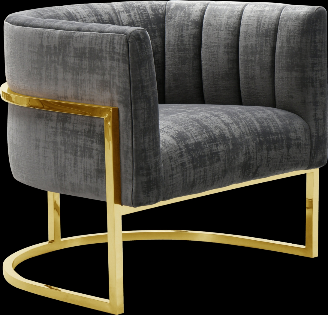 Maggie Lane I Gray Accent Chair - Thumbnail - Image 1