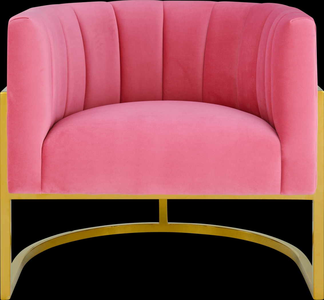 Maggie Lane I Pink Rose Accent Chair - Thumbnail - Image 2