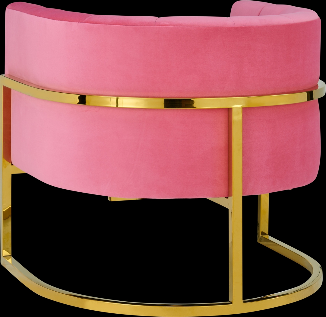 Maggie Lane I Pink Rose Accent Chair - Thumbnail - Image 3
