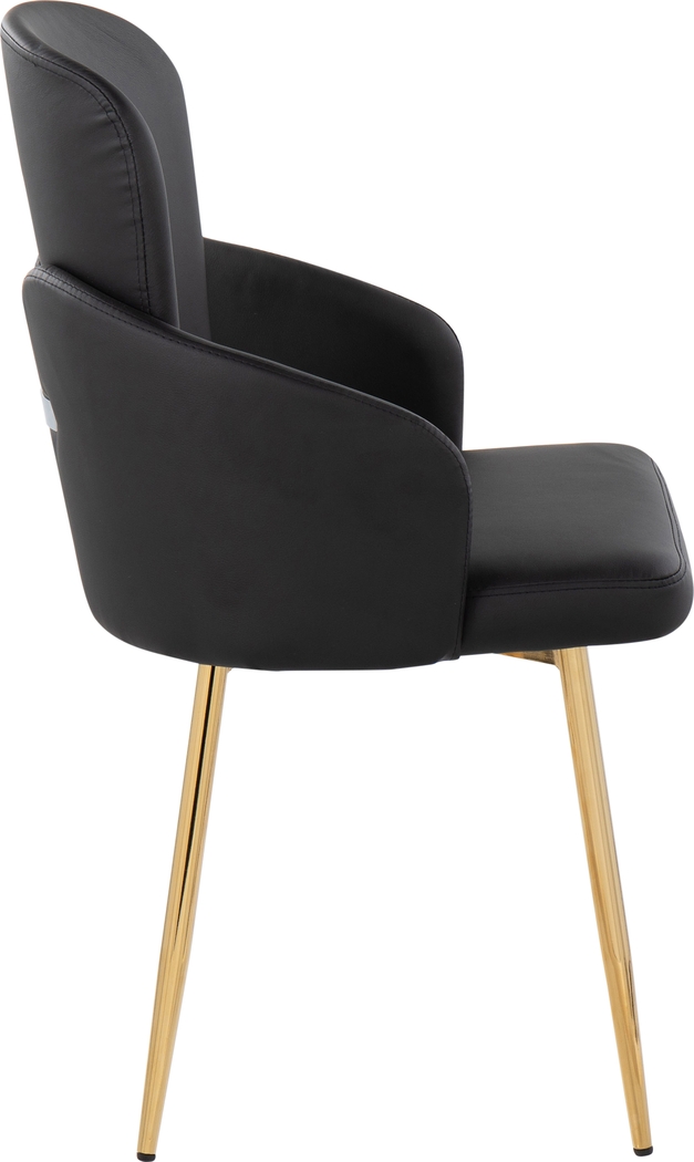 Maglista I Black Dining Chair Set of 2 - Thumbnail - Image 2