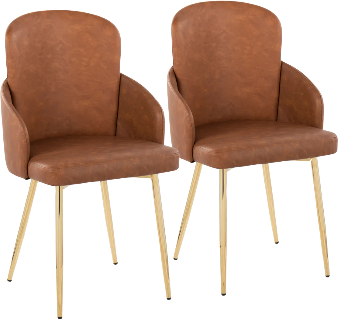 Maglista I Camel Dining Chair Set of 2 - Thumbnail - Image 1