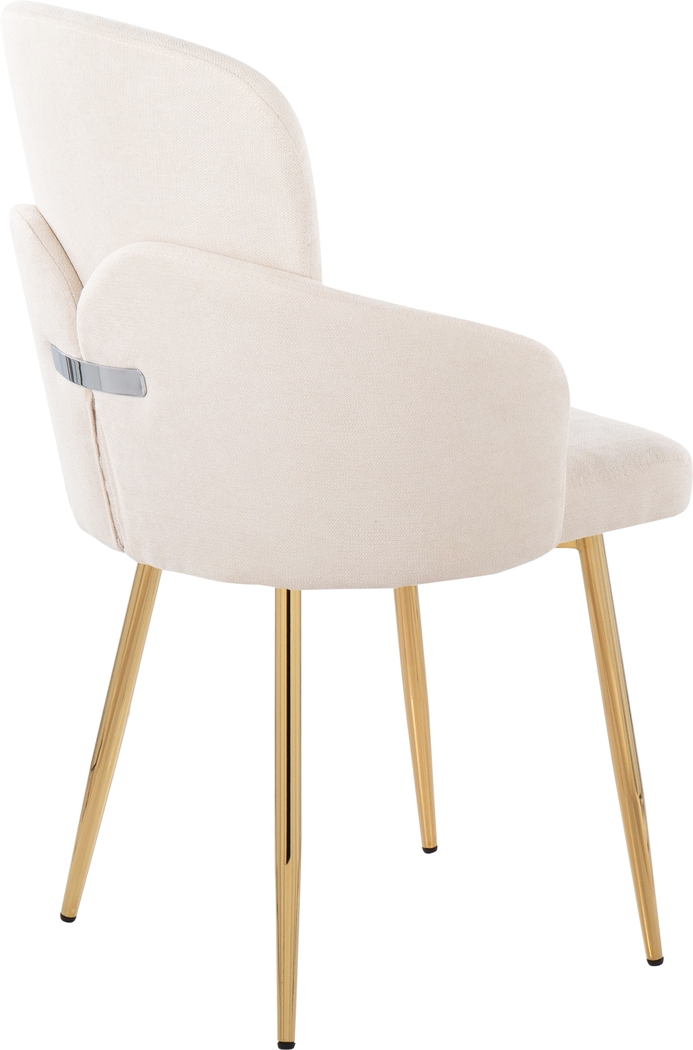 Maglista I Cream Dining Chair Set of 2 - Thumbnail - Image 4
