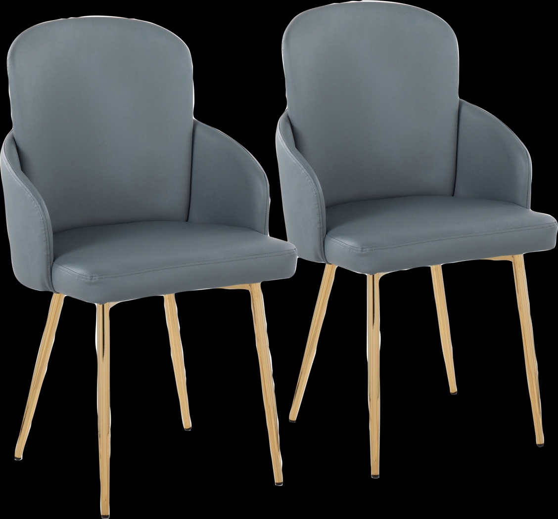 Maglista I Gray Dining Chair Set of 2 - Thumbnail - Image 1