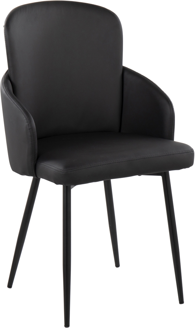 Maglista II Black Dining Chair Set of 2 - Thumbnail - Image 2