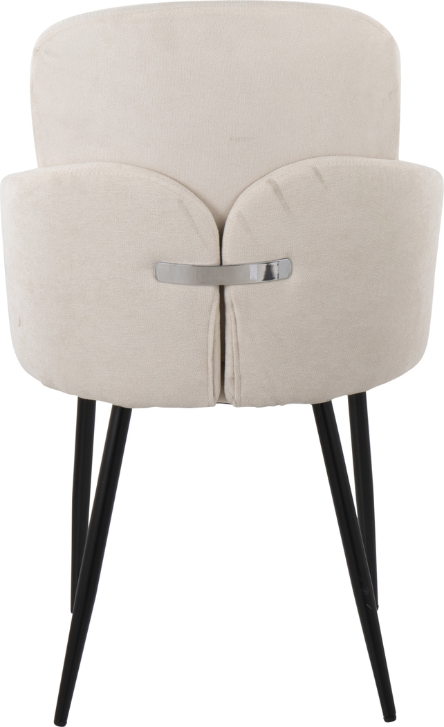 Maglista II Cream Dining Chair Set of 2 - Thumbnail - Image 3