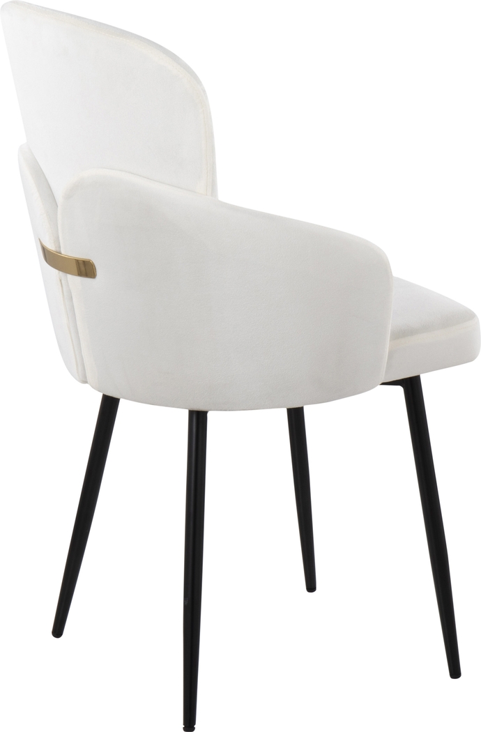 Maglista II Cream Dining Chair Set of 2 - Thumbnail - Image 4