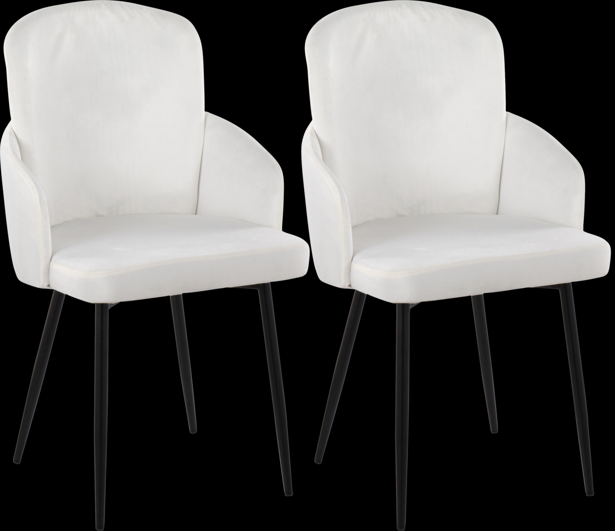 Maglista II Cream Dining Chair Set of 2 - Thumbnail - Image 1