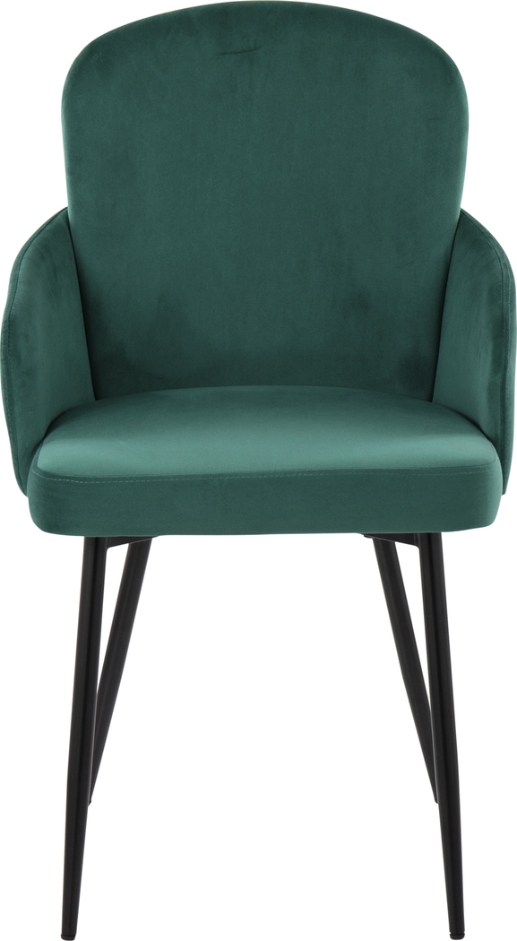 Maglista II Green Dining Chair Set of 2 - Thumbnail - Image 6