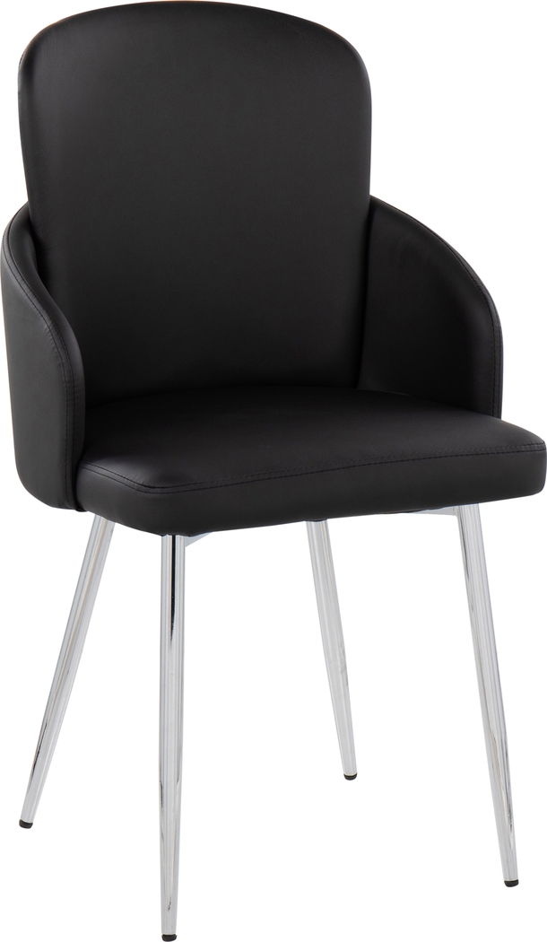 Maglista III Black Dining Chair Set of 2 - Thumbnail - Image 2