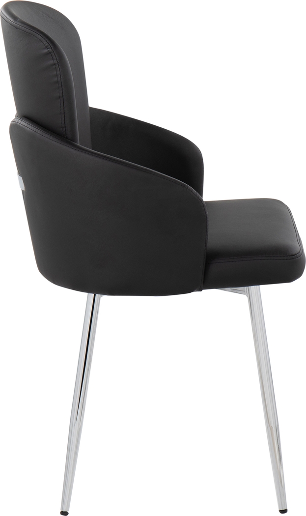 Maglista III Black Dining Chair Set of 2 - Thumbnail - Image 3