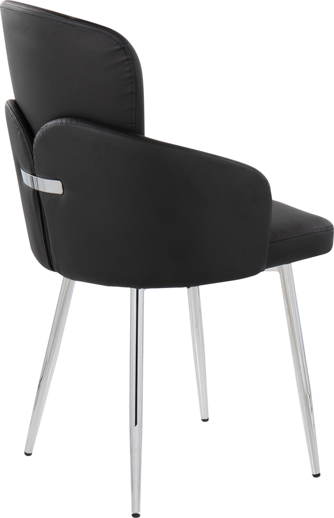 Maglista III Black Dining Chair Set of 2 - Thumbnail - Image 4