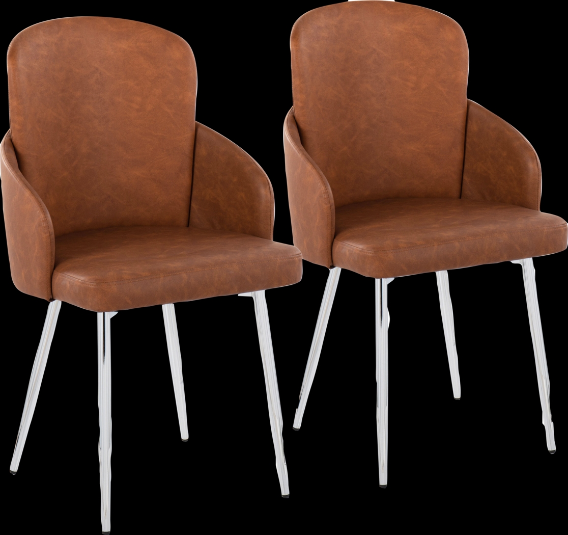 Maglista III Camel Dining Chair Set of 2 - Thumbnail - Image 1