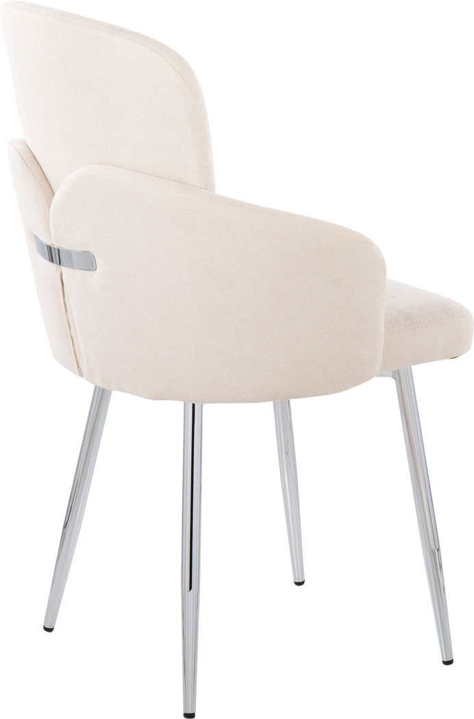 Maglista III Cream Dining Chair Set of 2 - Thumbnail - Image 4