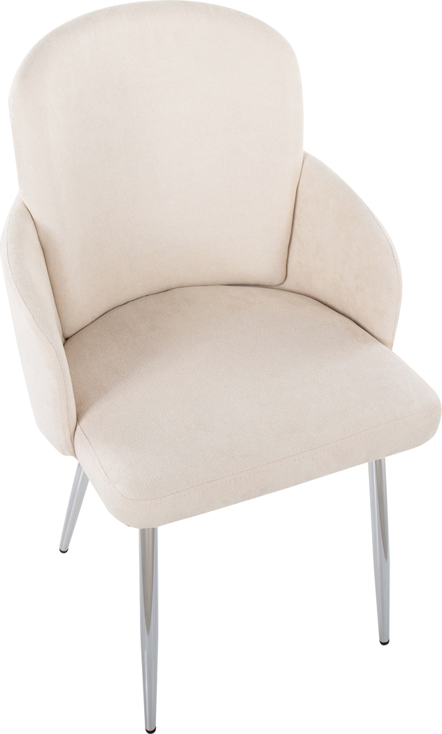 Maglista III Cream Dining Chair Set of 2 - Thumbnail - Image 7