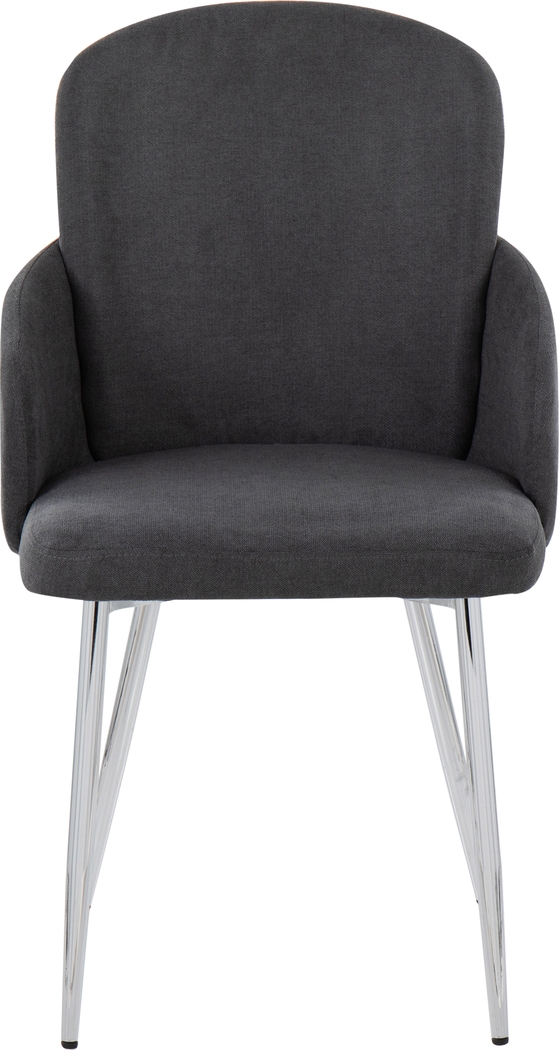 Maglista III Dark Gray Dining Chair Set of 2 - Thumbnail - Image 3