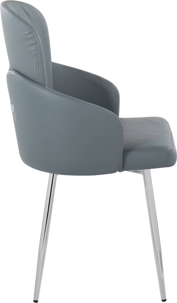 Maglista III Gray Dining Chair Set of 2 - Thumbnail - Image 2