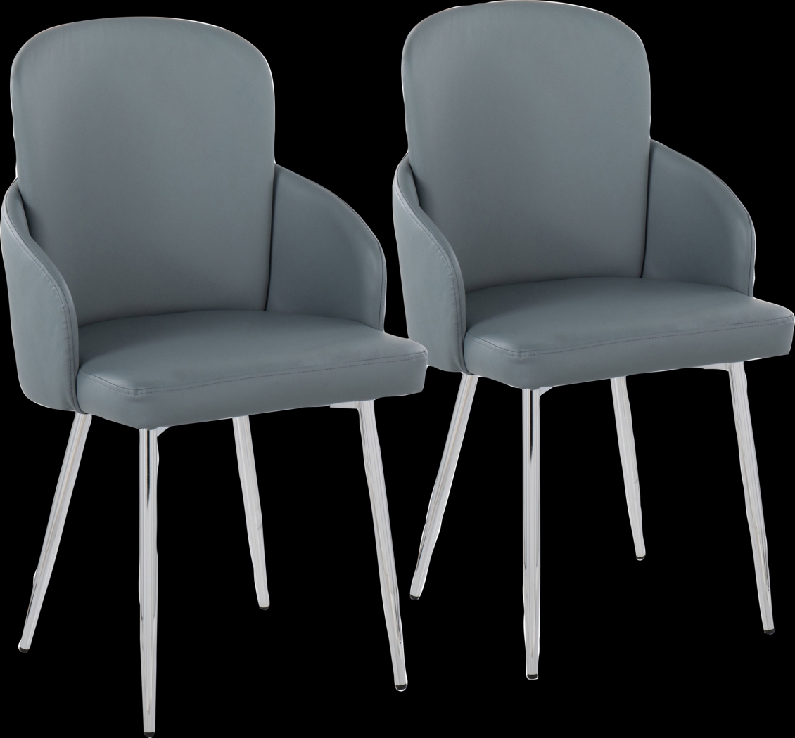 Maglista III Gray Dining Chair Set of 2 - Thumbnail - Image 1