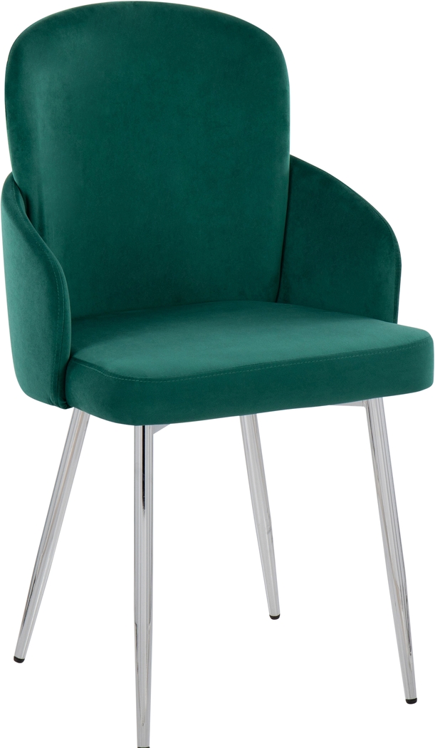 Maglista III Green Dining Chair Set of 2 - Thumbnail - Image 2