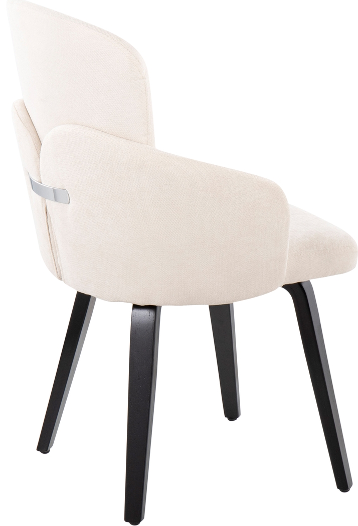 Maglista IV Cream Dining Chair Set of 2 - Thumbnail - Image 4