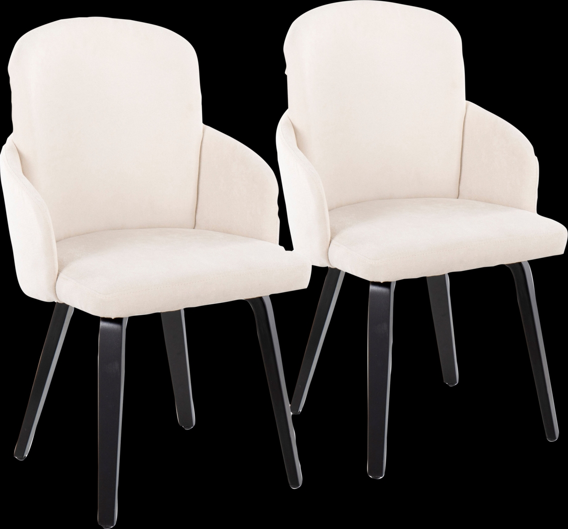 Maglista IV Cream Dining Chair Set of 2 - Thumbnail - Image 1