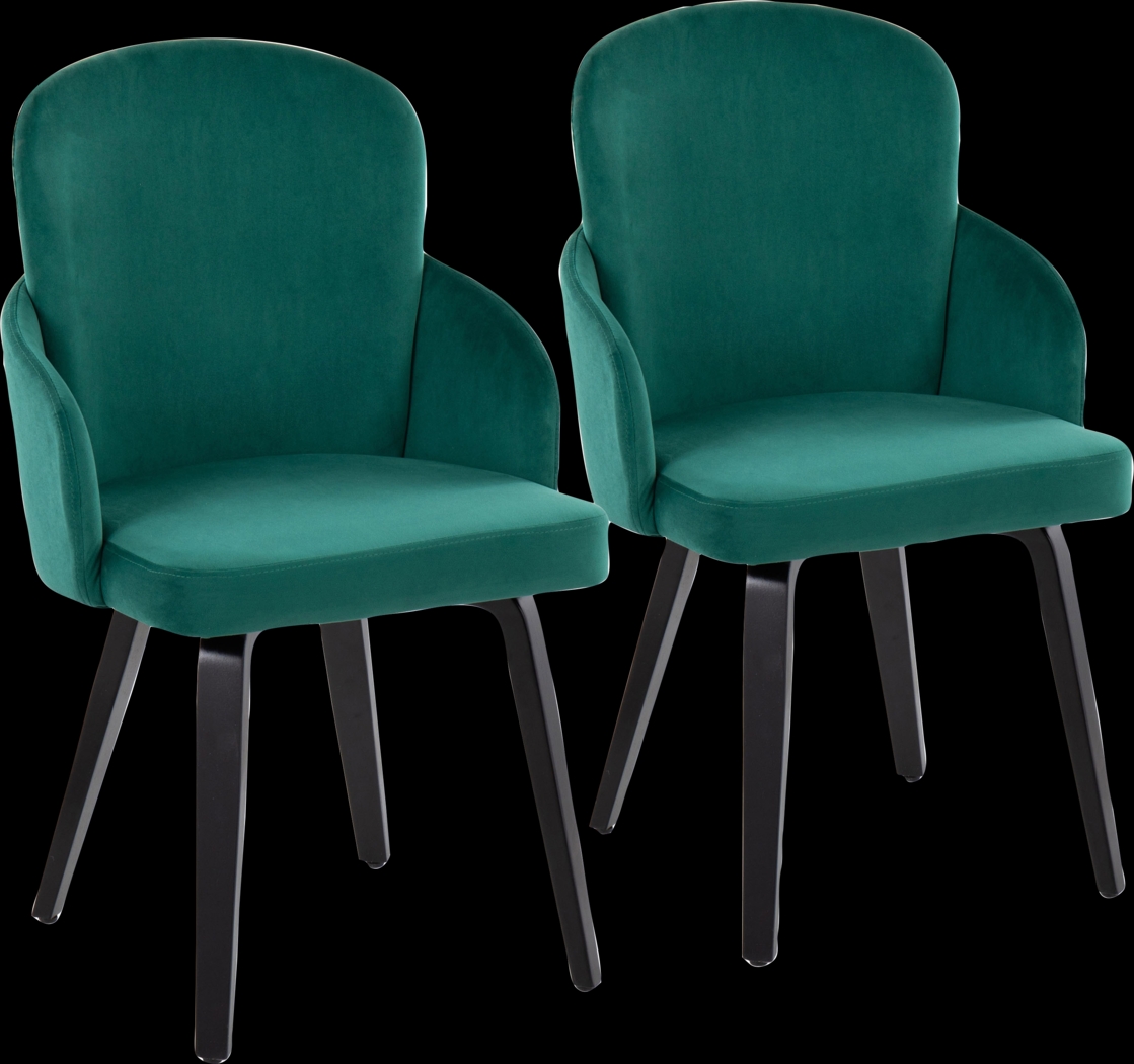 Maglista IV Green Dining Chair Set of 2 - Thumbnail - Image 1
