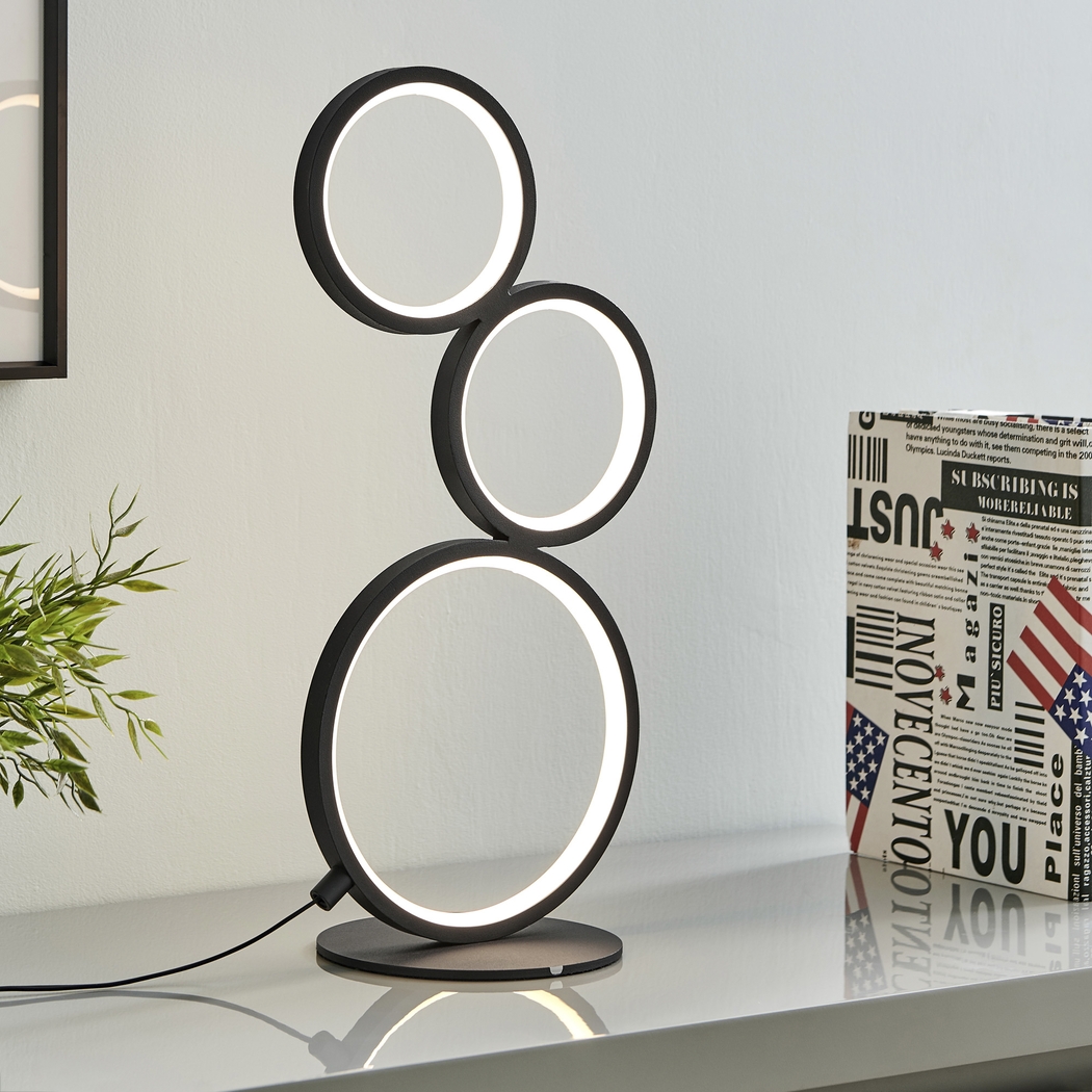 Magna Circle Black Lamp - Thumbnail - Image 2