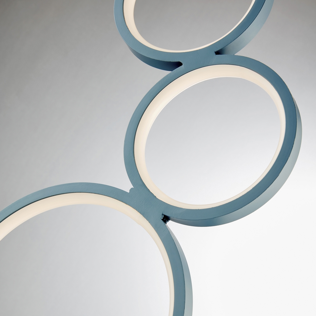 Magna Circle Blue Lamp - Thumbnail - Image 3