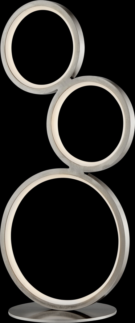 Magna Circle Nickel Lamp - Thumbnail - Image 1