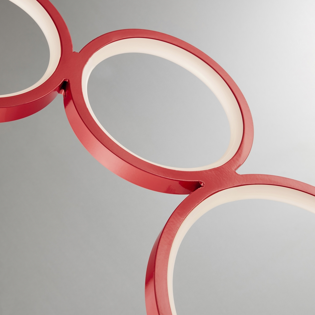Magna Circle Red Lamp - Thumbnail - Image 3