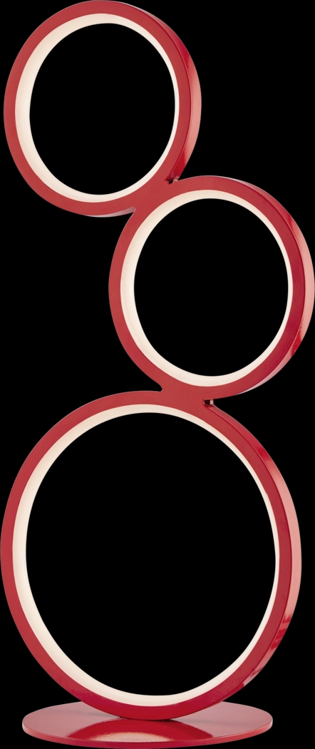 Magna Circle Red Lamp - Thumbnail - Image 1