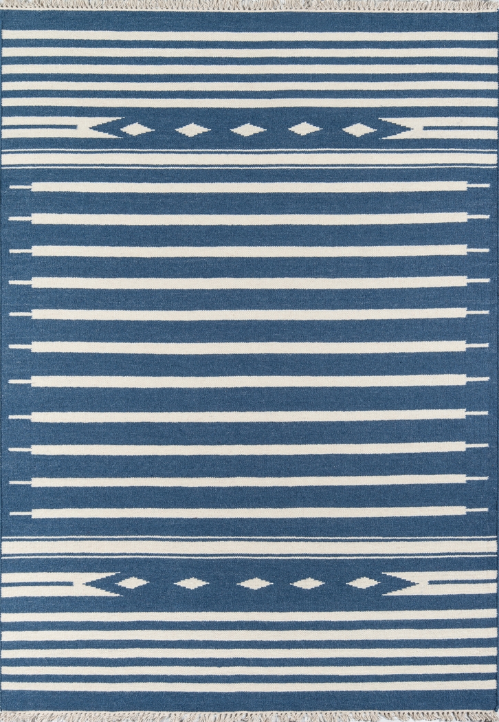 Magnolia Ridge Blue 5' x 7'6 Rug - Thumbnail - Image 1