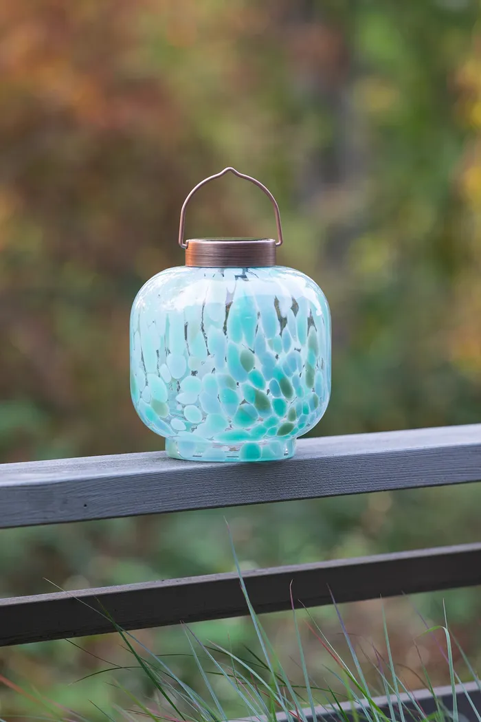 Magnus Blue Outdoor Lantern - Thumbnail - Image 4