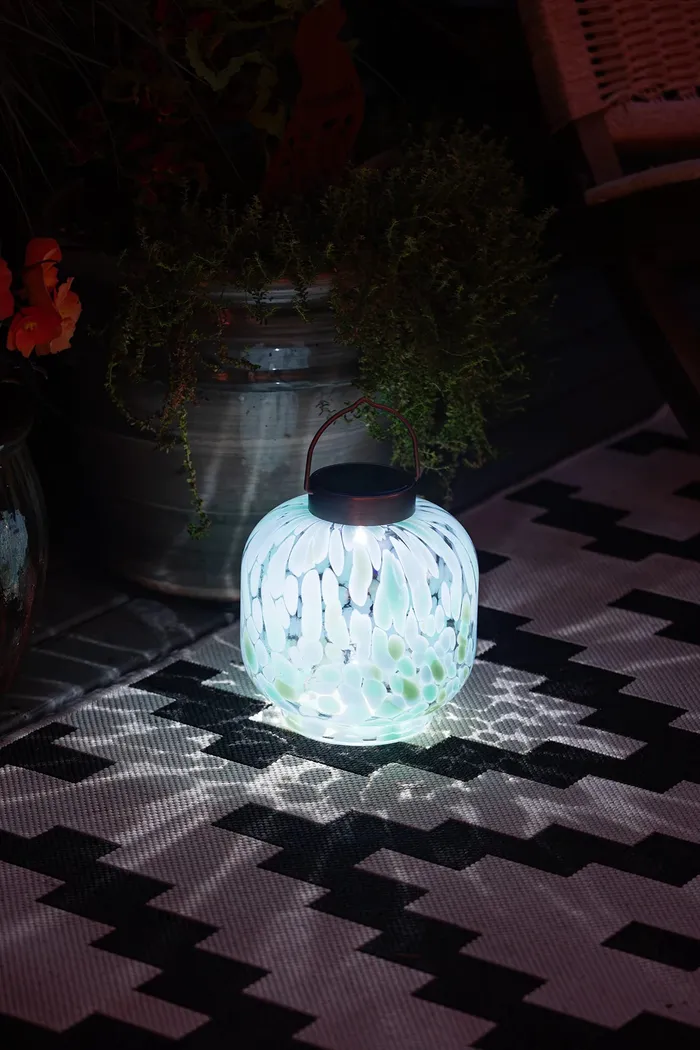 Magnus Blue Outdoor Lantern - Thumbnail - Image 5