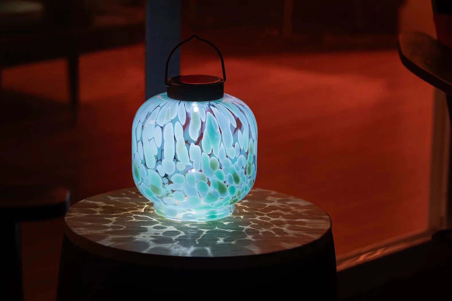 Magnus Blue Outdoor Lantern - Thumbnail - Image 6