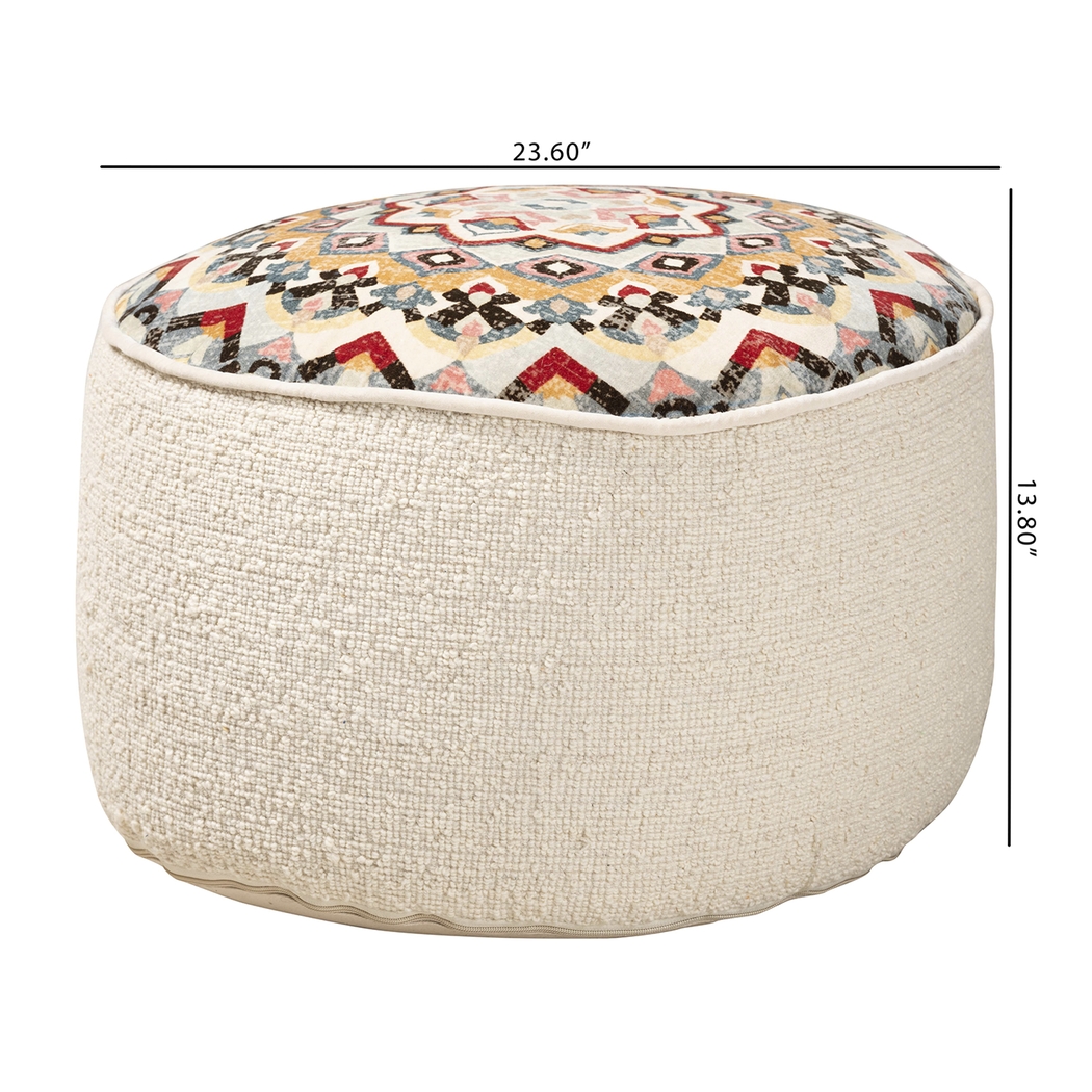 Magoun Cream Pouf - Thumbnail - Image 6