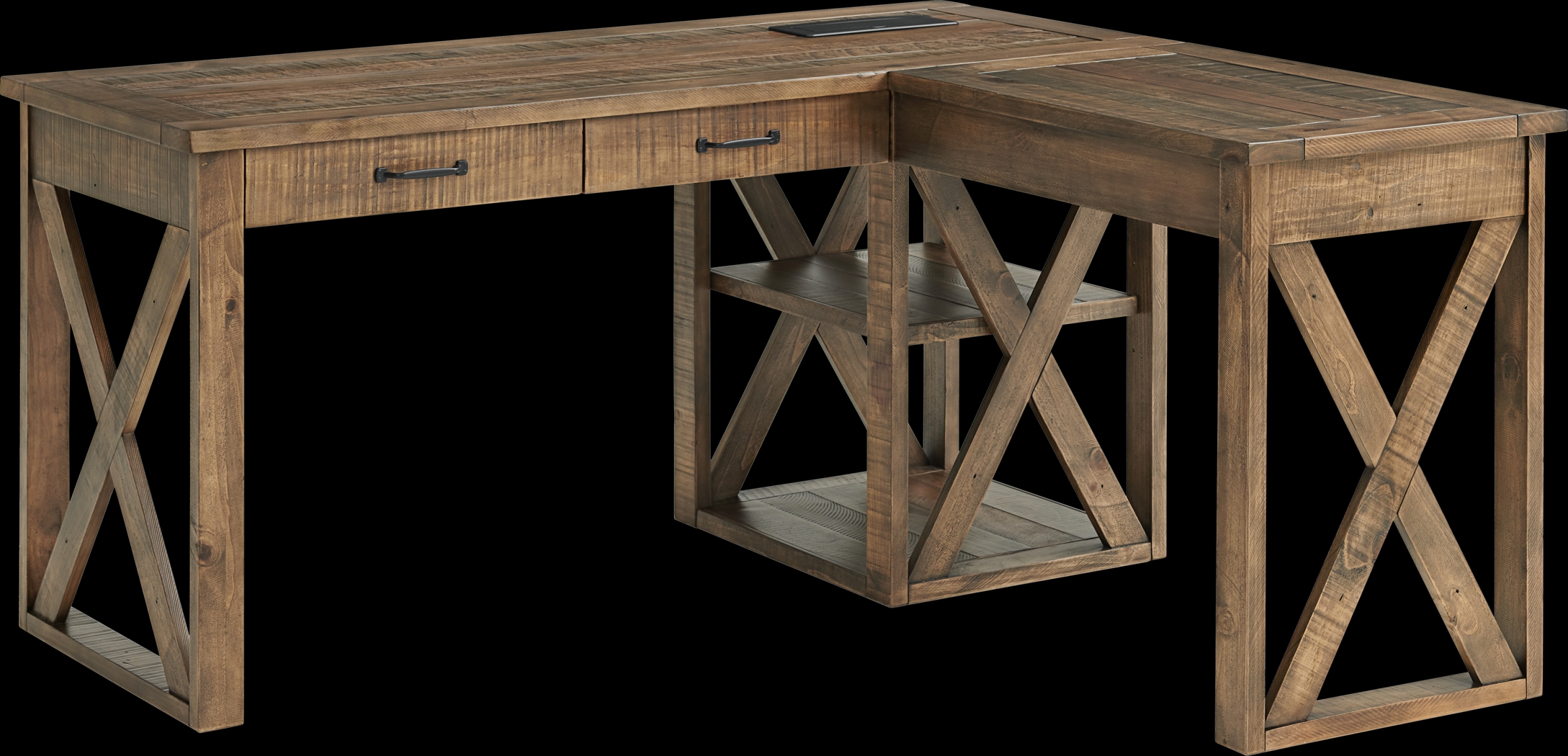 Magowan Brown Desk - Thumbnail - Image 1