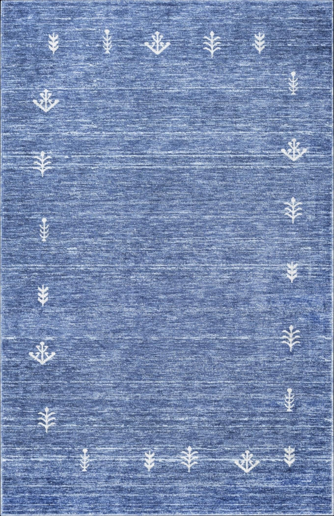 Mahbub Blue 5'3 x 8 Rug - Thumbnail - Image 1