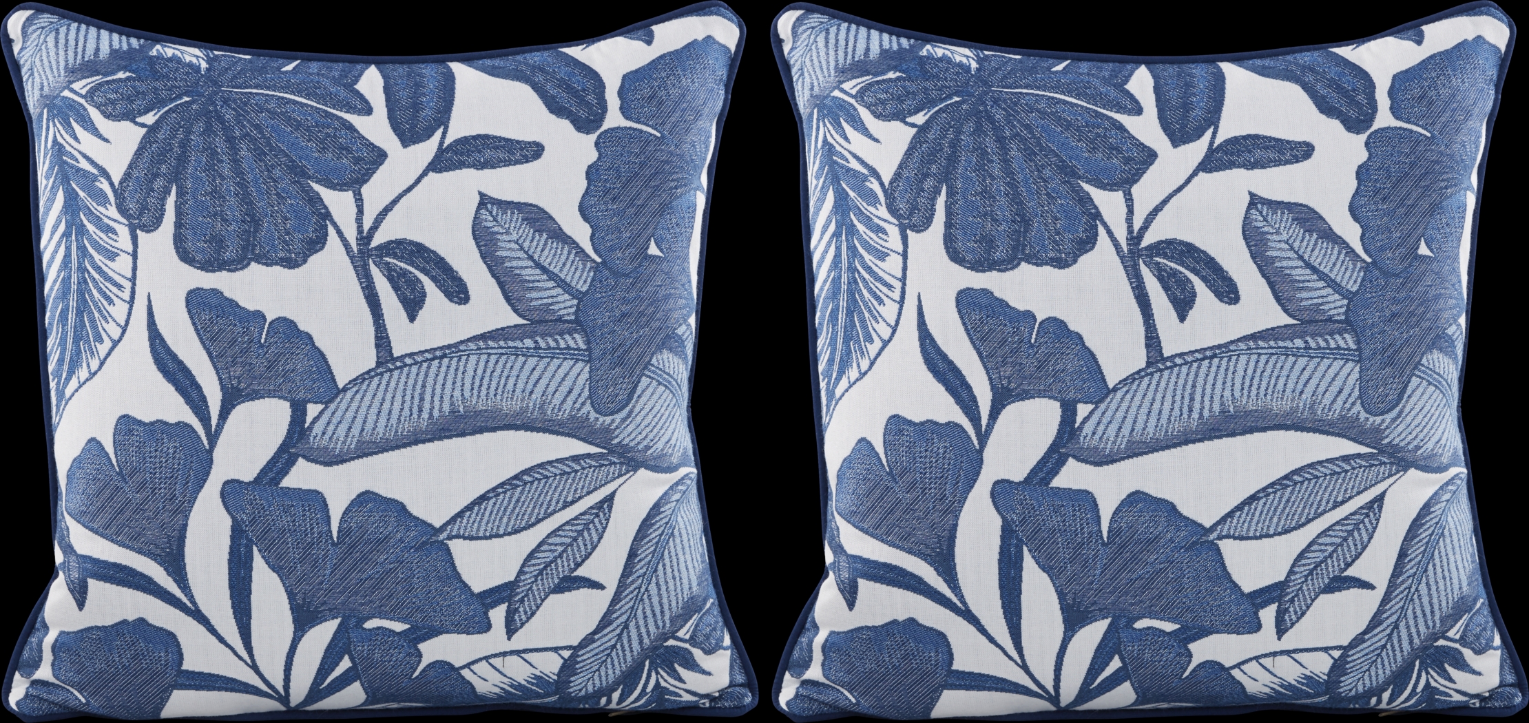 Lavish Palm Marine Indoor/Outdoor Accent Pillow, Set of Two - Thumbnail - Image 1