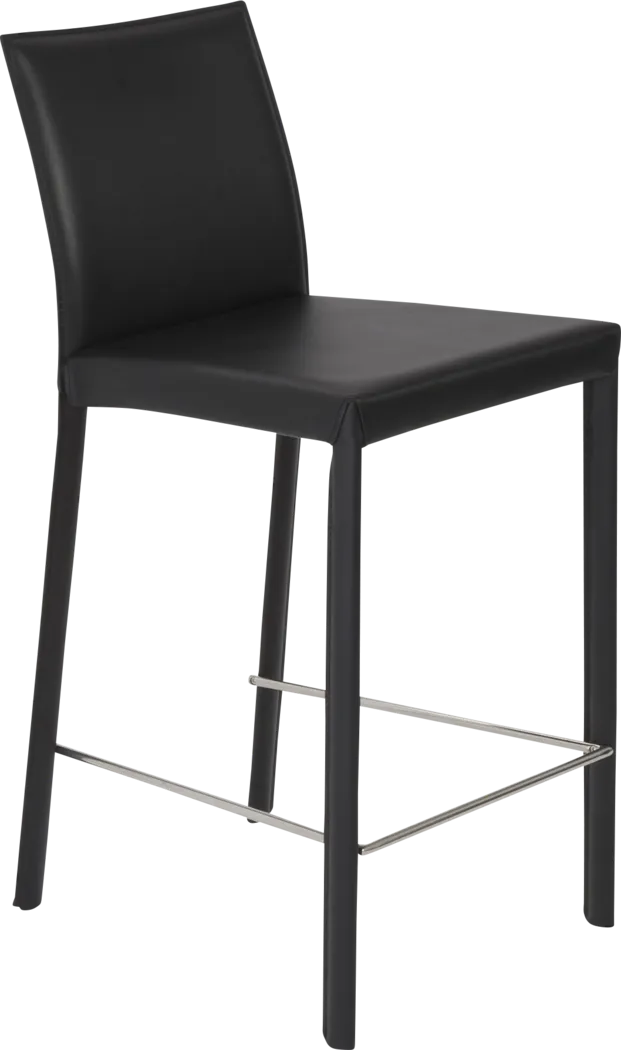 Mahlum Black Counter Stool, Set of 2 - Thumbnail - Image 4