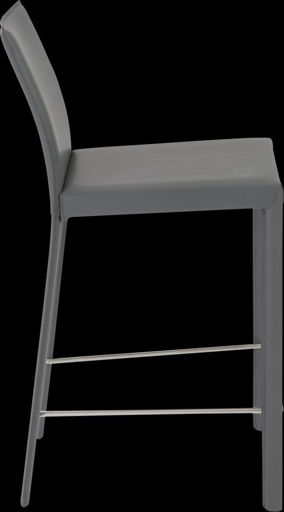 Mahlum Gray Counter Stool, Set of 2 - Thumbnail - Image 3