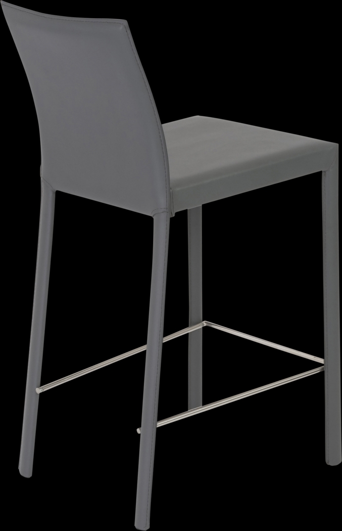 Mahlum Gray Counter Stool, Set of 2 - Thumbnail - Image 4