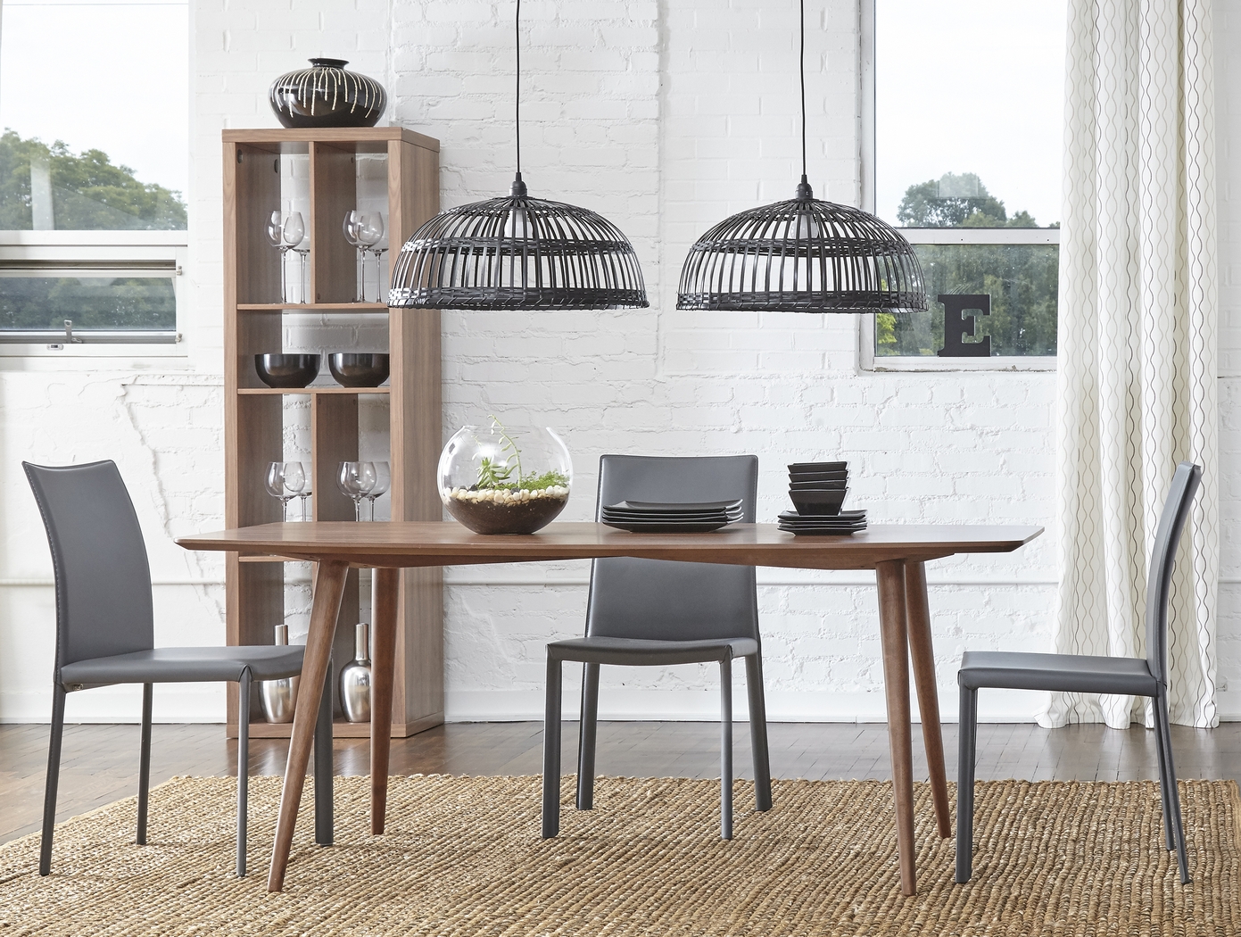 Mahlum Gray Dining Chair, Set of 2 - Thumbnail - Image 2