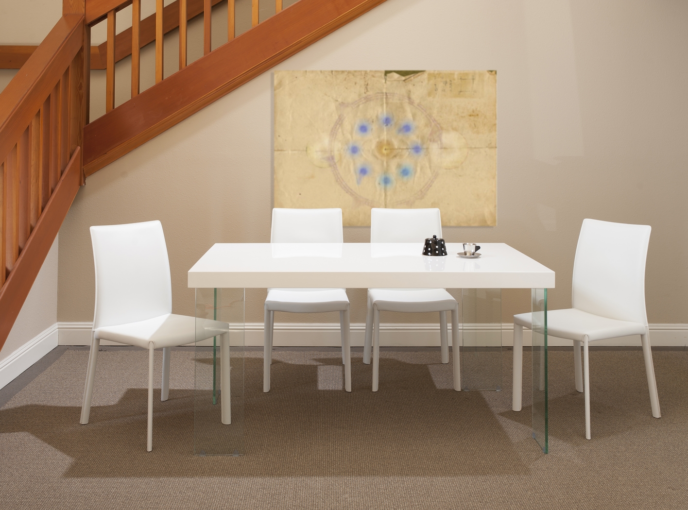 Mahlum White Dining Chair, Set of 2 - Thumbnail - Image 2