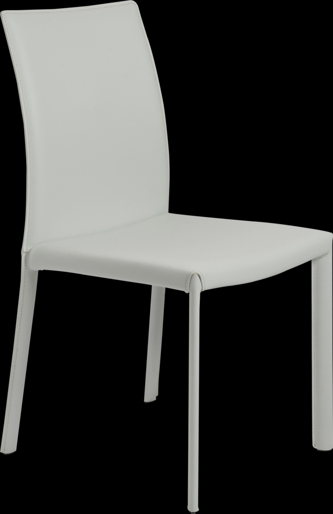 Mahlum White Dining Chair, Set of 2 - Thumbnail - Image 4