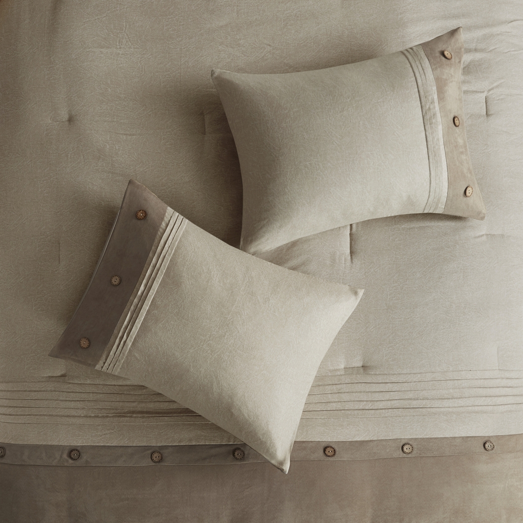 Maiar Tan 7 Pc Queen Comforter Set - Thumbnail - Image 5