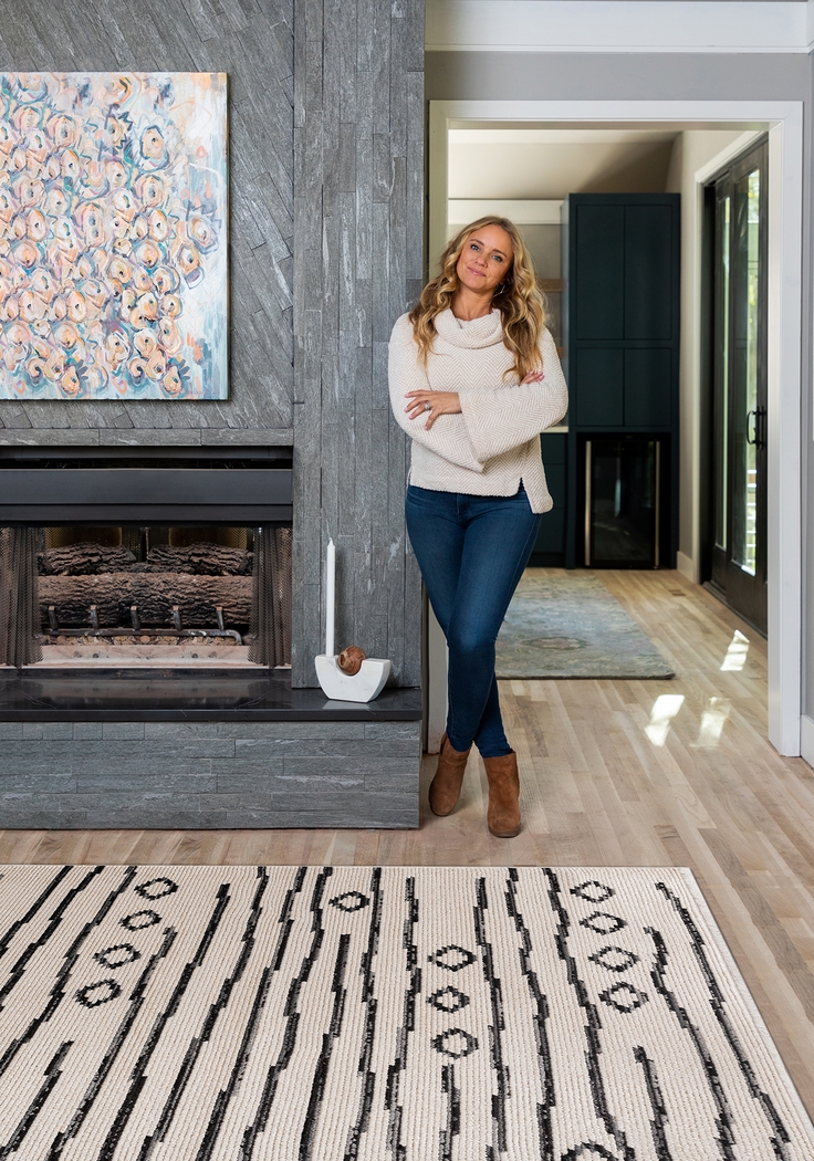 Maidbo Ivory 7'10 x 10'1 Rug - Thumbnail - Image 3